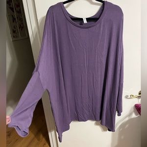 3X Zenana outfitters purple long sweater